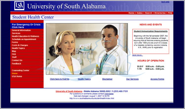 USA Student Health Center