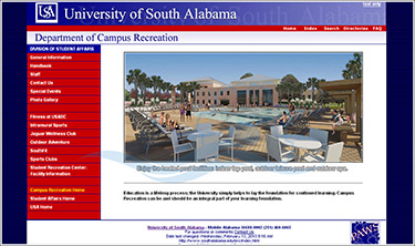 USA Department of Campus Recreation