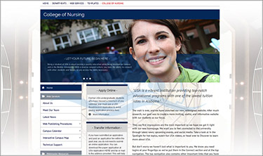 College Homepage Template 2