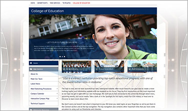 College Homepage Template 5
