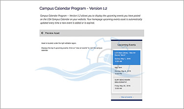 Campus Calendar Program - Version 1.2