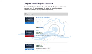 Campus Calendar Program - Version 1.7