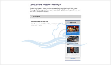 Campus News Program - Version 3.0