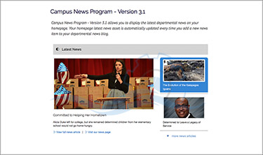 Campus News Program - Version 3.1