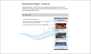 Campus News Program - Version 3.2