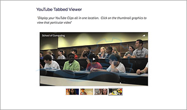 YouTube Tabbed Viewer