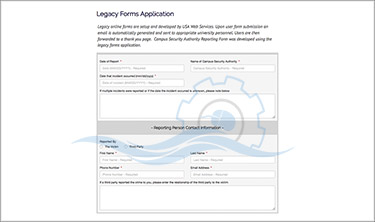 Legacy Forms Application