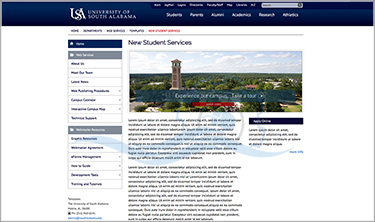 Department Homepage 1